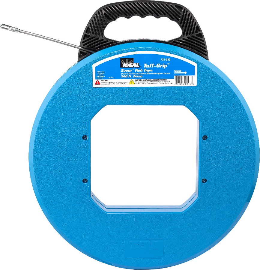 Zoom 200-ft Steel Fish tape