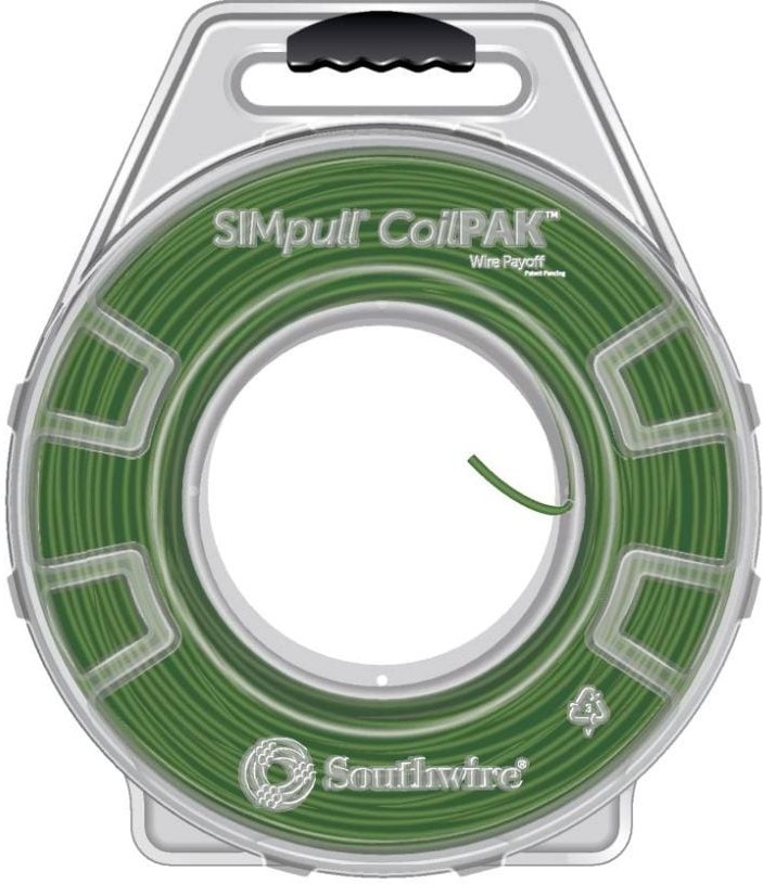 SIMpull CoilPAK 1000-ft 12 -AWG Green Stranded Copper THHN wire ( By-the-roll )