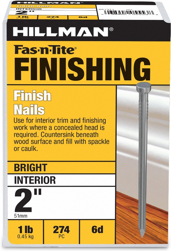 2-in 6d Bright Finish nails