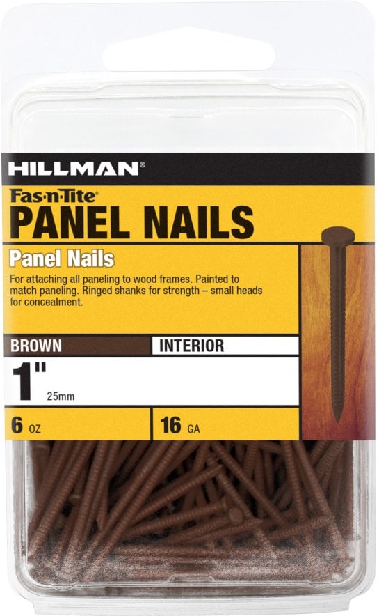 1-in 16.5 -Gauge 2d Coated Panel board nails 30 -Per Box