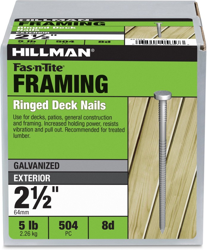 2-1/2-in x 8d Galvanized Ring Shank Deck nails ( 504 -Per Box )