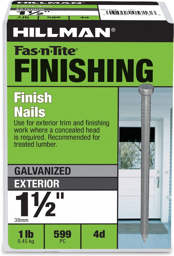 1-1/2-in 4d Galvanized Finish nails