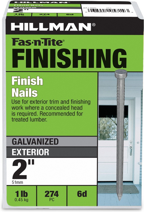 2-in 6d Galvanized Finish nails