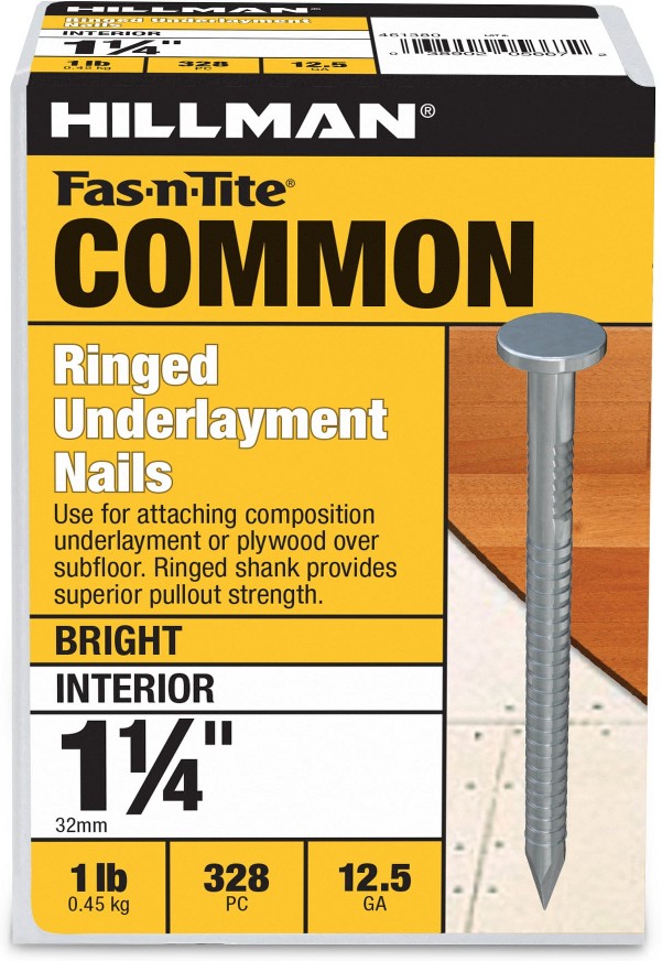 1-1/4-in 12.5 -Gauge Hot-dipped galvanized Ring Shank Flooring Nails 328 -Per Box