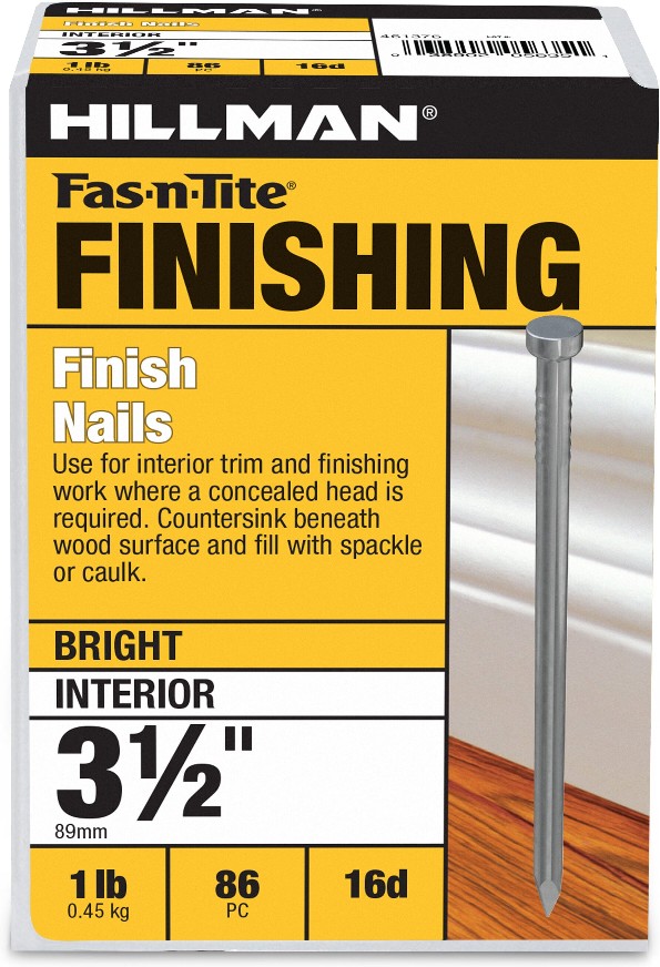 3-1/2-in 16d Bright Finish nails