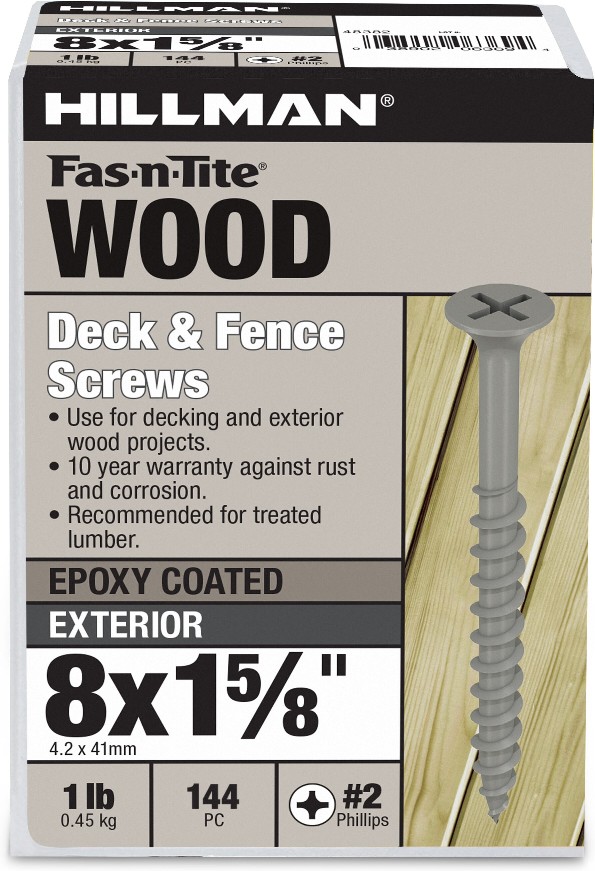 #8 x 1-5/8-in Wood to wood Deck Screws ( 150 -Per Box )