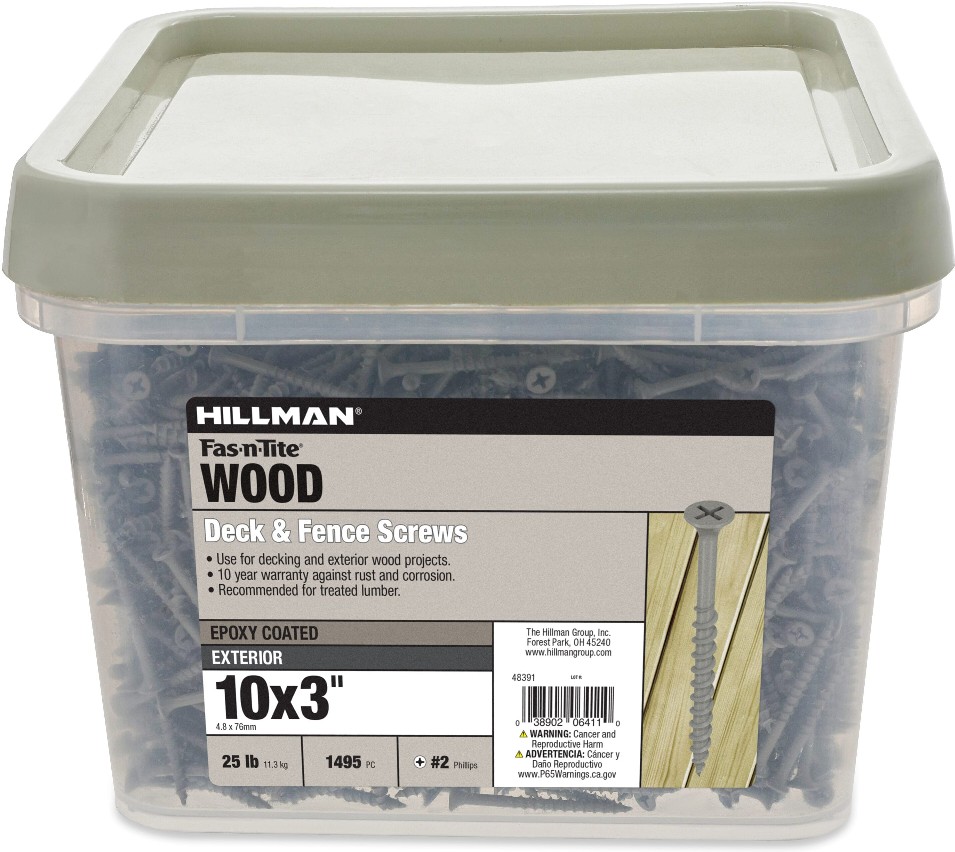 #10 x 3-in Wood to wood Deck Screws ( 1458 -Per Box )