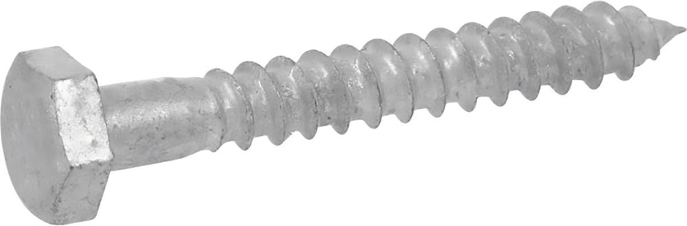 5/16-in x 6-in Hot-Dipped Galvanized Hot-Dipped Galvanized Hex -Head Exterior Lag screws