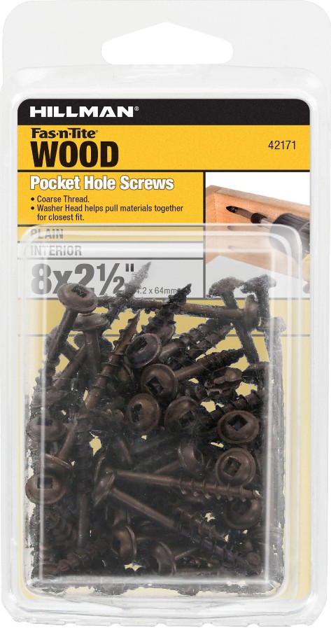Fas-n-Tite # #8 x 2-1/2-in Bronze Interior Pocket hole screws ( 50 -Per Box )