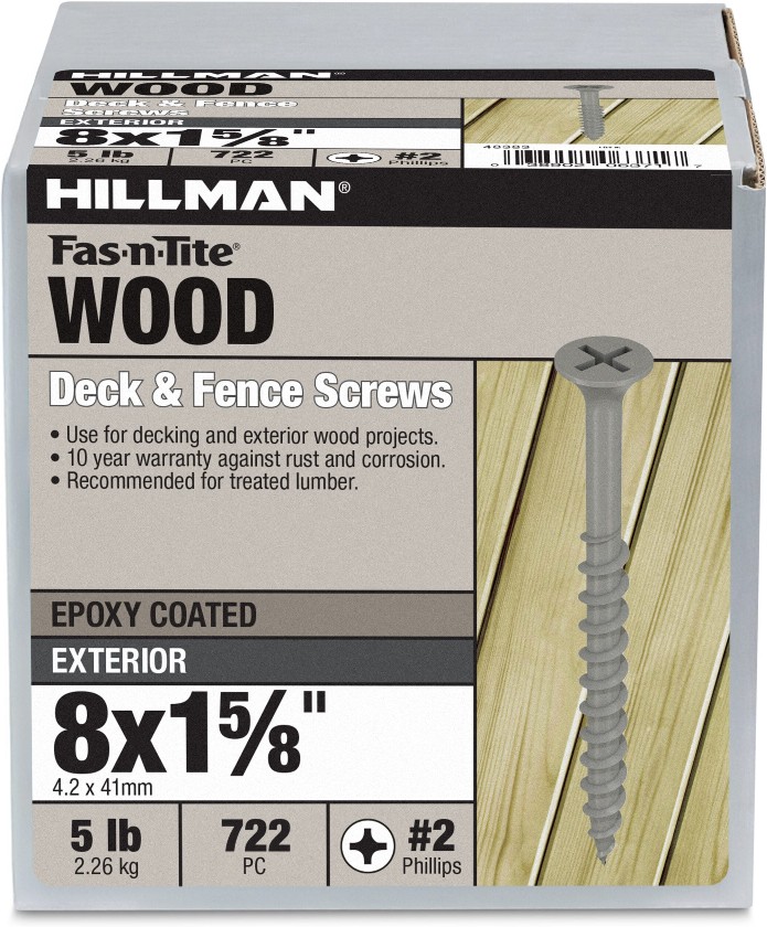 #8 x 1-5/8-in Wood to wood Deck Screws ( 752 -Per Box )