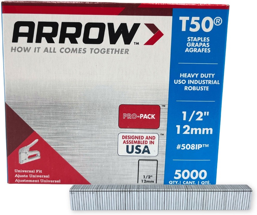 1/2-in Leg x 3/8-in 20 -Gauge Heavy-duty staples 5000 -Per Box