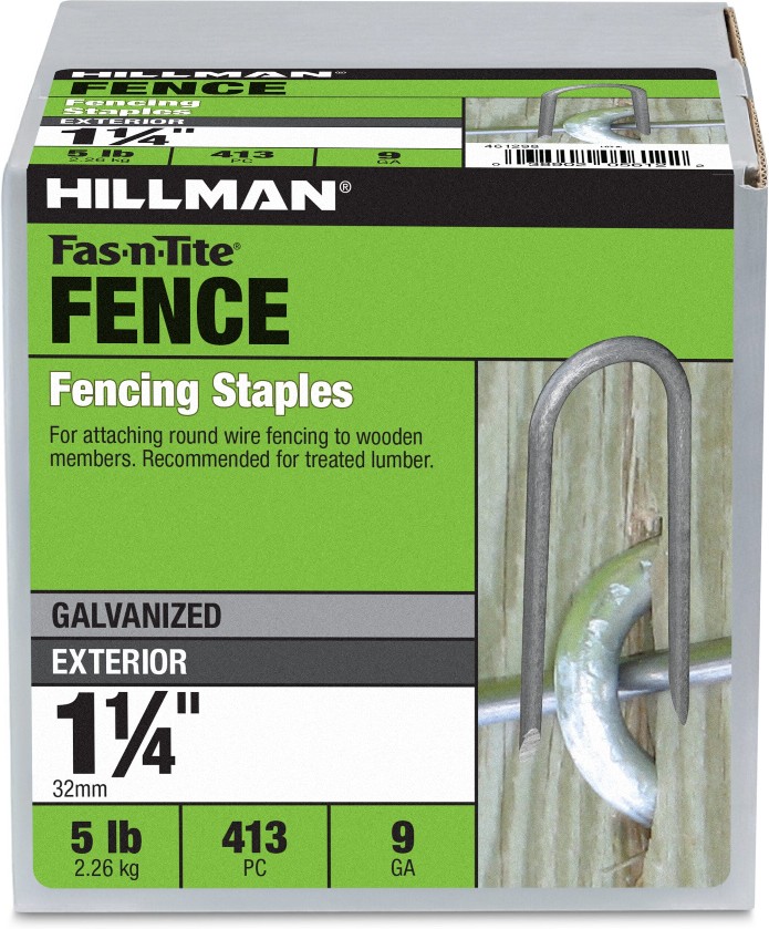 1-1/4-in Leg x 1/4-in 9 -Gauge Fence staples 5 -Per Box