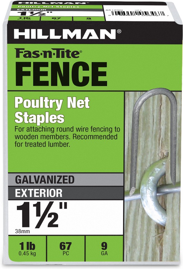 1-1/2-in Leg x 1/4-in 9 -Gauge Fence staples