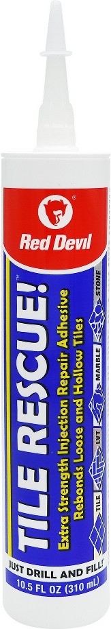 1 - 10.5 oz Tube Injection Repair Adhesive for Loose Tiles Tile and stone Multi-purpose Flooring Adhesive ( 10.5 - Ounces )
