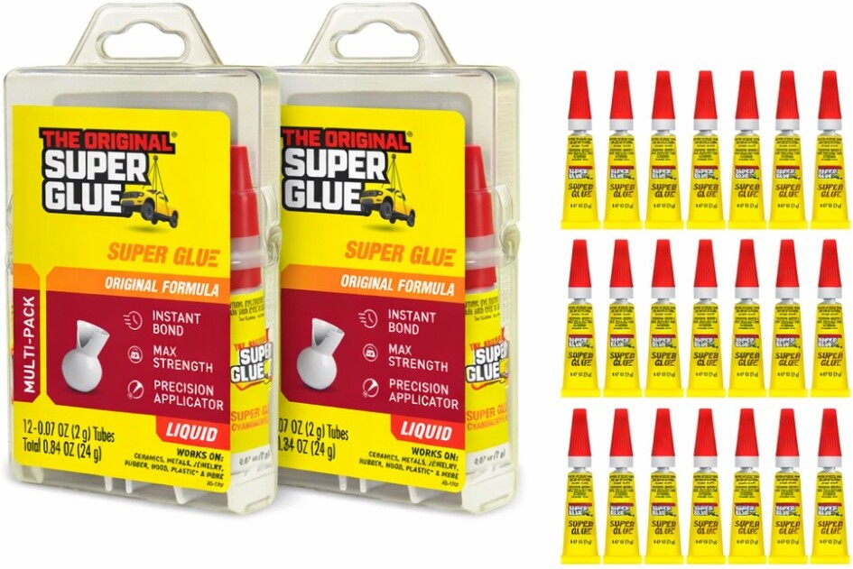 Original Formula 24 -Pack 2-gram Liquid Super Glue