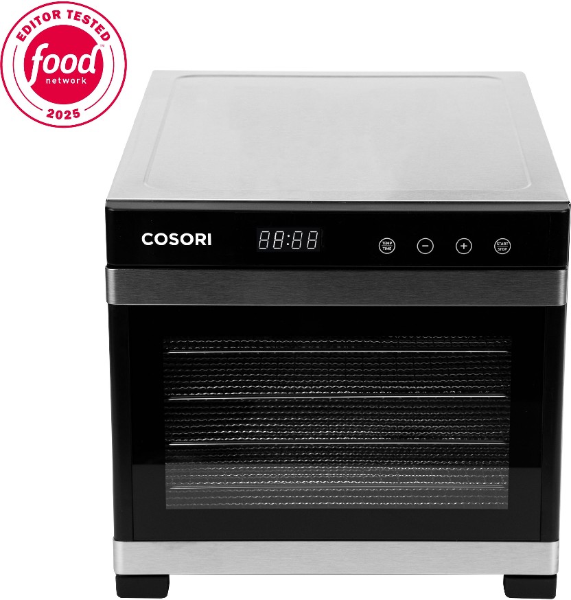 6 -Tray Stainless steel Food dehydrator with Dishwasher Safe Parts ( 600 -Watt )