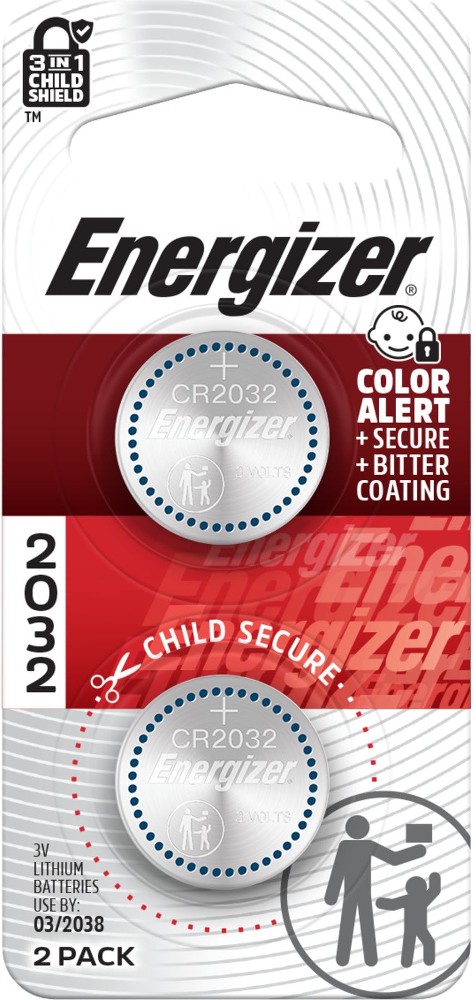 Lithium CR2032 Coin Batteries 2 -Pack