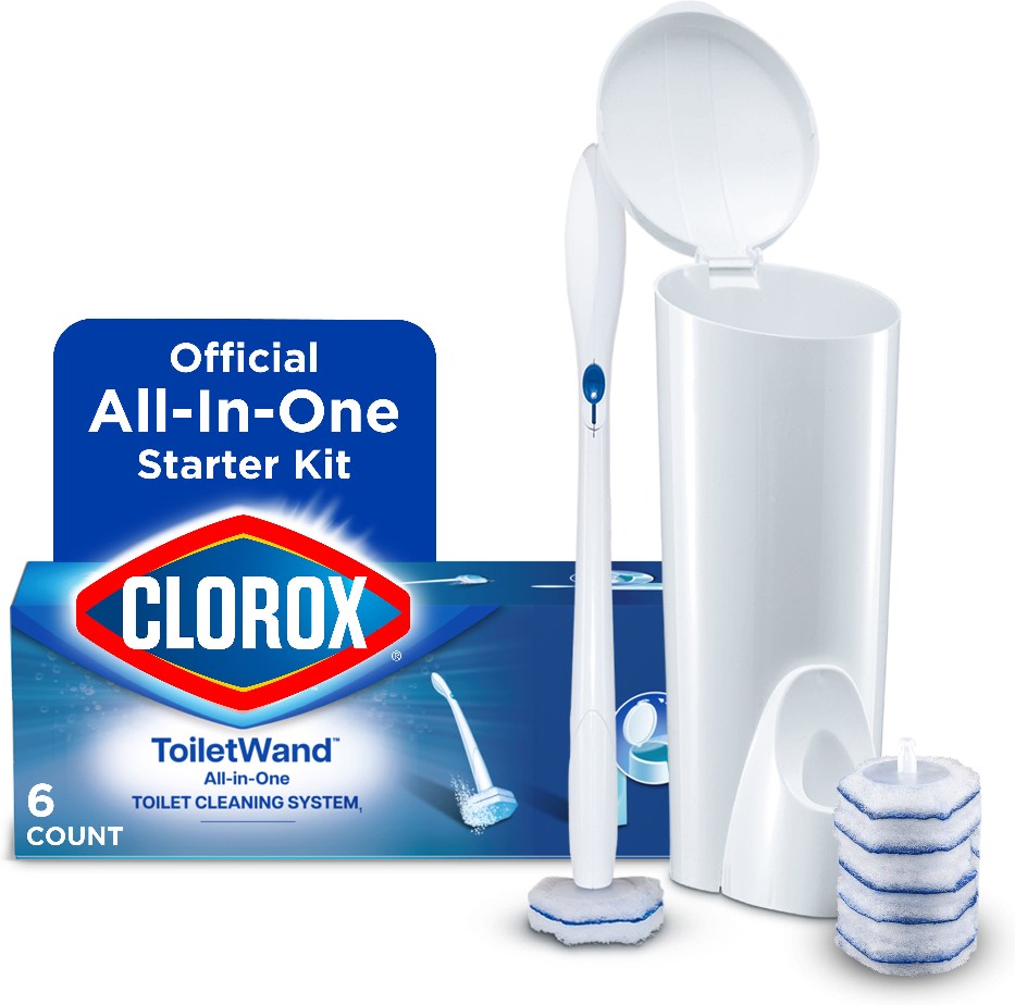 ToiletWand 3 in 1 Starter Kit Toilet Bowl Cleaner Kit