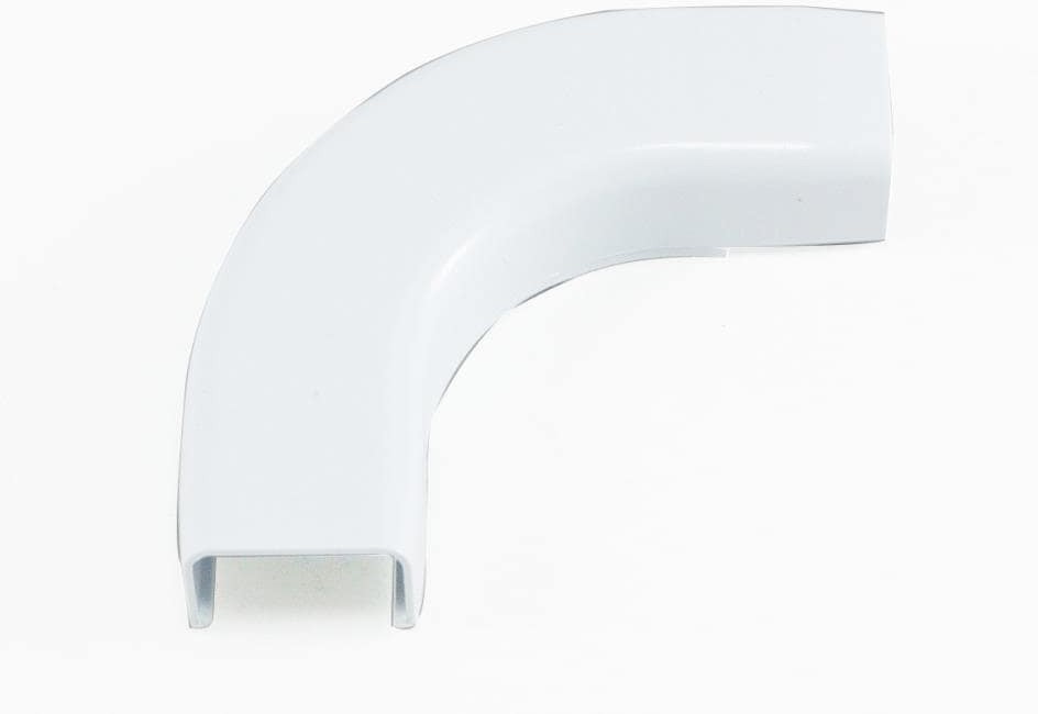 CableHider 2 -Piece White Raceway elbow kit