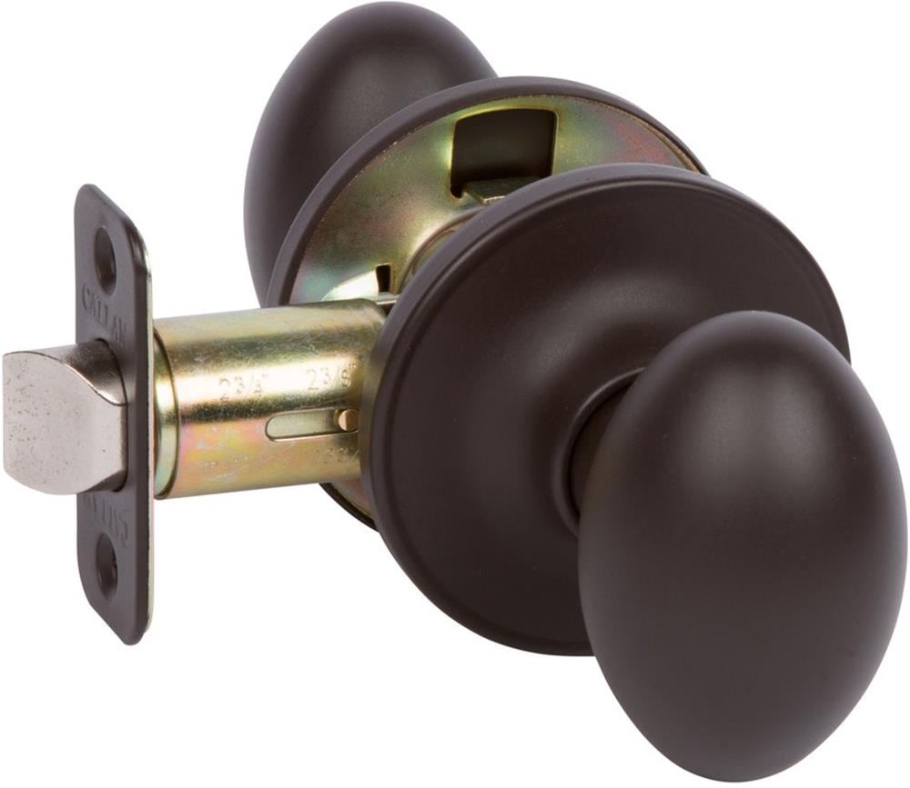 Carlyle Oil rubbed bronze Interior or Exterior Hall/Closet Passage Door Knob