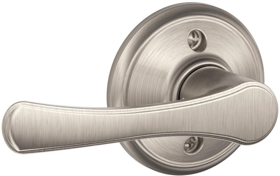 Avila Satin Nickel Interior or Hall/Closet Dummy Door Handle