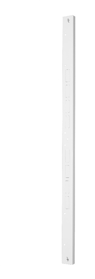 Door Jamb Repair Kit - 18 Gauge Galvanized Steel, Exterior Door Guard, White Finish, 1.75-in Thickness, 40-in Length