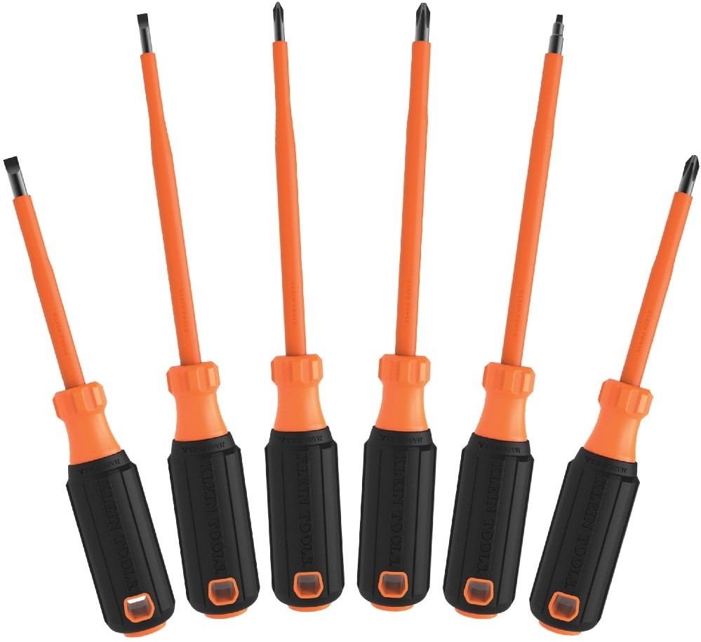 Screwdriver Set, 1000V Insulated, 6-Piece