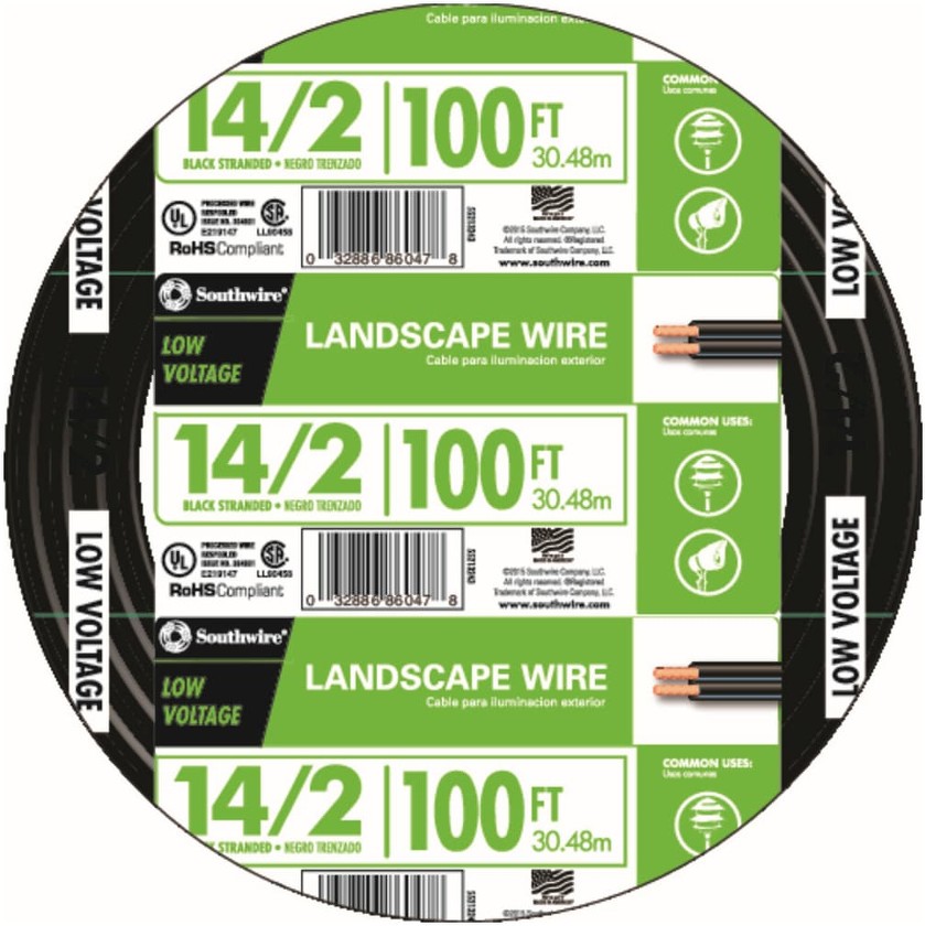 100-ft 14 / 2 Stranded Landscape Lighting Cable