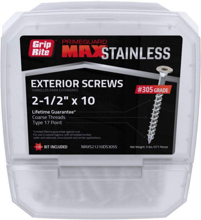 #10 x 2-1/2-in Wood to wood Deck Screws 410 -Per Box