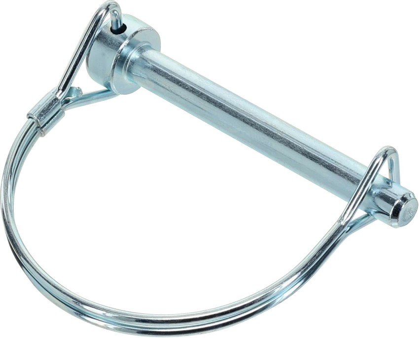 2.75 Inch Silver Round wire lock pin Pin/Clip 5 -Pack