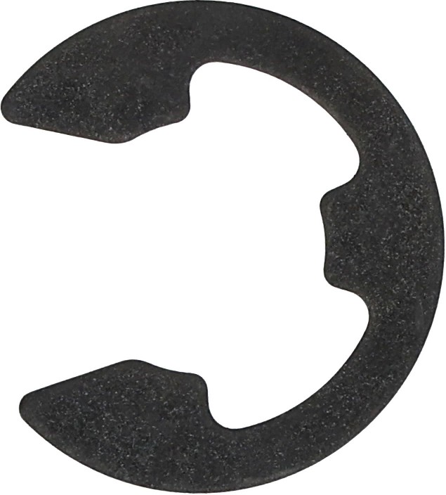 0.156 Inch Black E-ring Ring 2 -Pack
