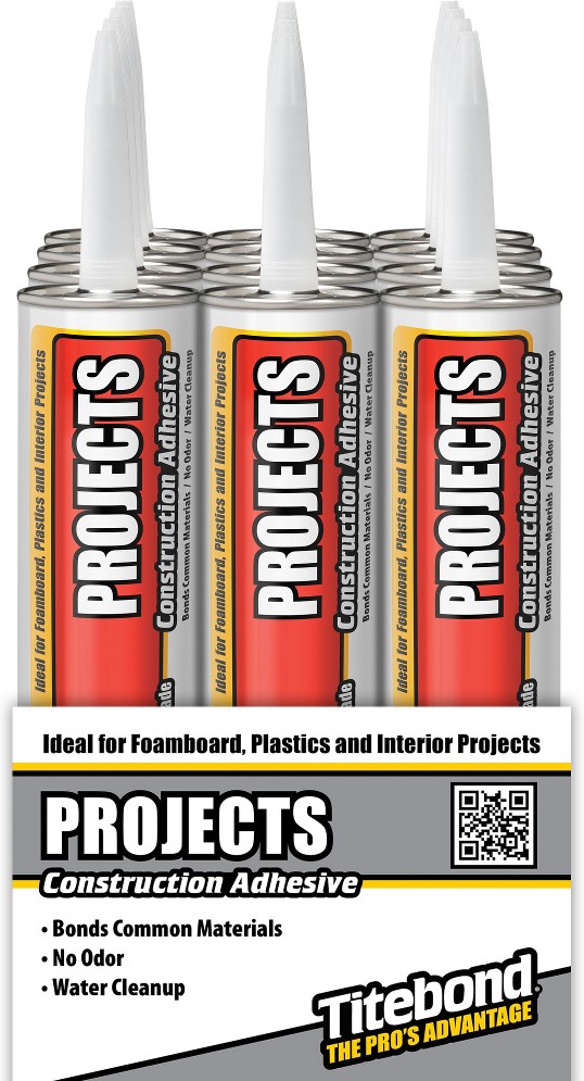 Contractor Grade Projects Contractor Grade Polymer-based Brown Multi-use Interior Construction Adhesive ( 10-fl oz Fluid Oz) 12 -Pack
