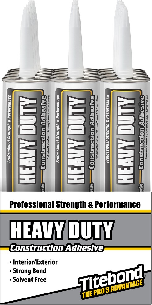 Contractor Grade Heavy Duty Contractor Grade Polymer-based Brown Multi-use Interior/Exterior Construction Adhesive ( 10-fl oz Fluid Oz) 12 -Pack