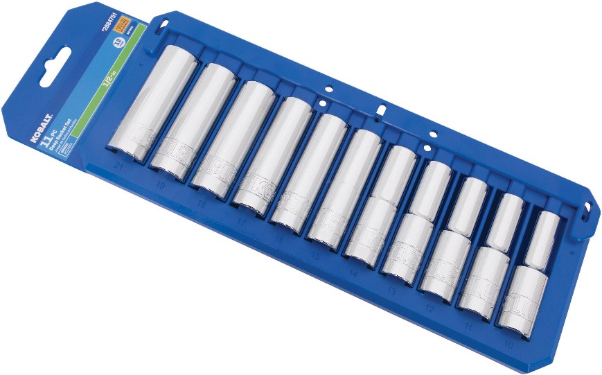 1/2-in Drive Metric Deep Socket Set 11 -Pieces