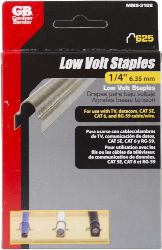 1/4-in Metal Staples Cable Staple 625 -Pack