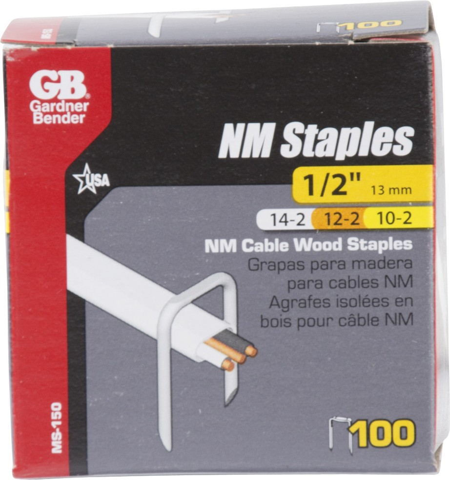 Metal Cable Staple 100 -Pack