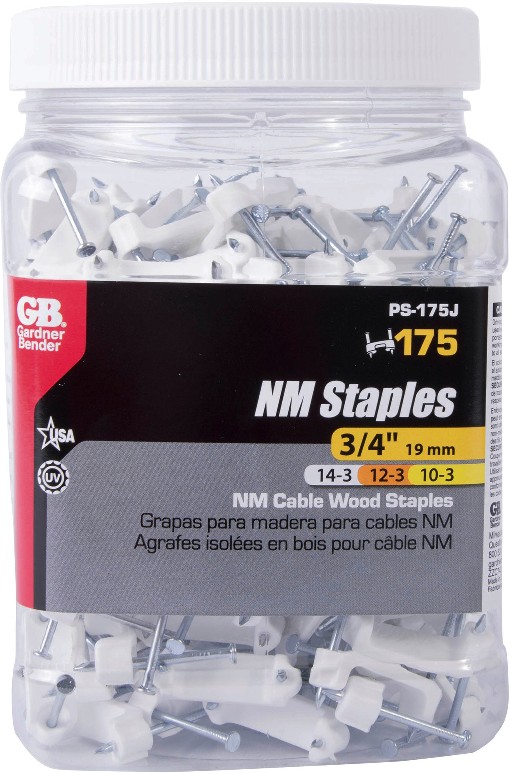 Plastic Cable Staple 175 -Pack