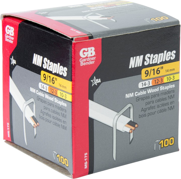 Metal Cable Staple 100 -Pack