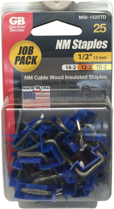 1/2-in Metal Insulated Cable Staple 25 -Pack