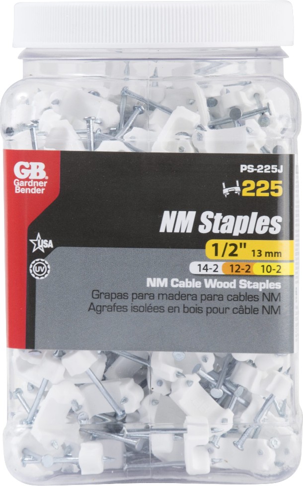 1/2-in Plastic Staples Insulated Cable Staple 225 -Pack