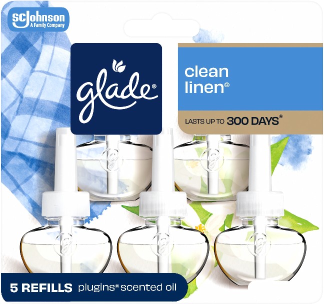 0.67 -fl oz Clean Linen Refill Air Freshener 5 -Pack