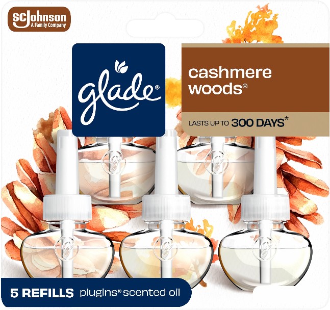 0.67 -fl oz Cashmere Woods Refill Air Freshener 5 -Pack