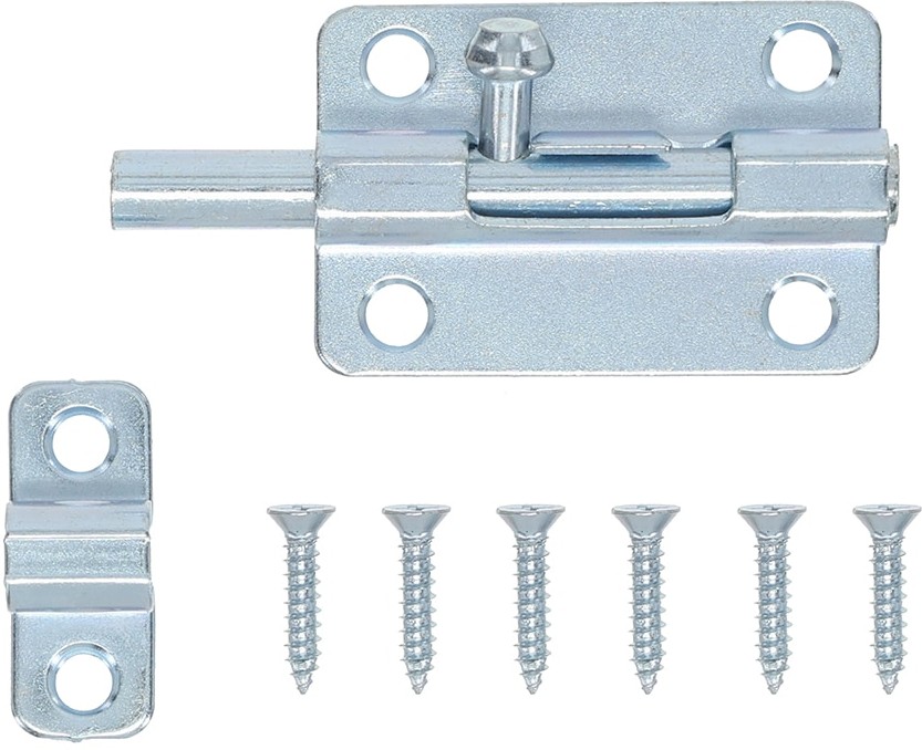 3-in Zinc Steel Barrel Bolt