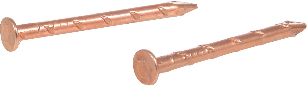 3/4-in 17 -Gauge Copper-plated Brad nails 75 -Per Box