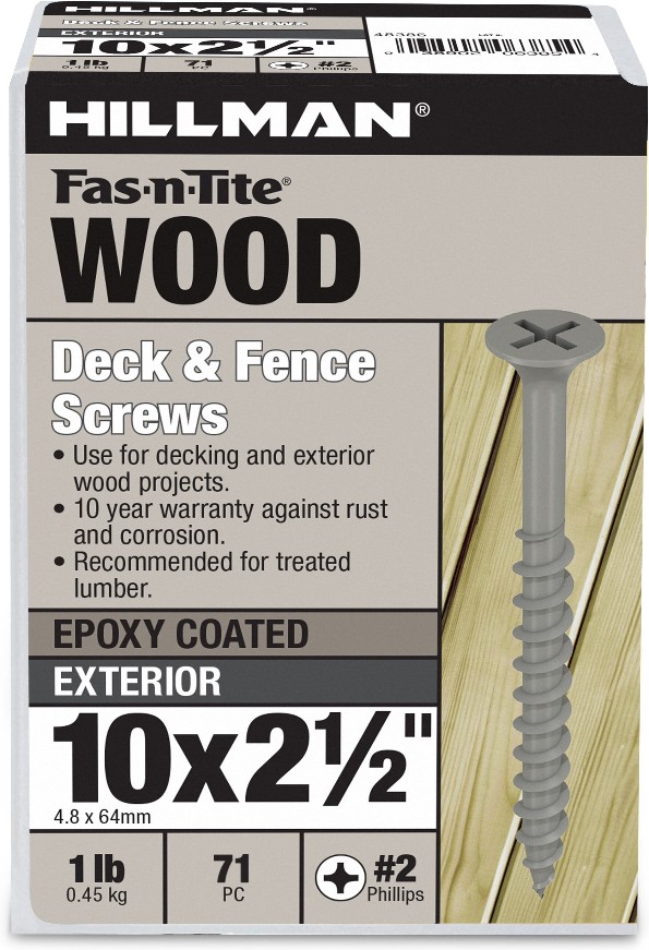 #10 x 2-1/2-in Wood to wood Deck Screws 71 -Per Box