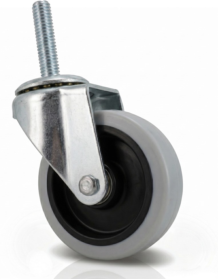 3-in TPR/Thermoplastic rubber Swivel Caster