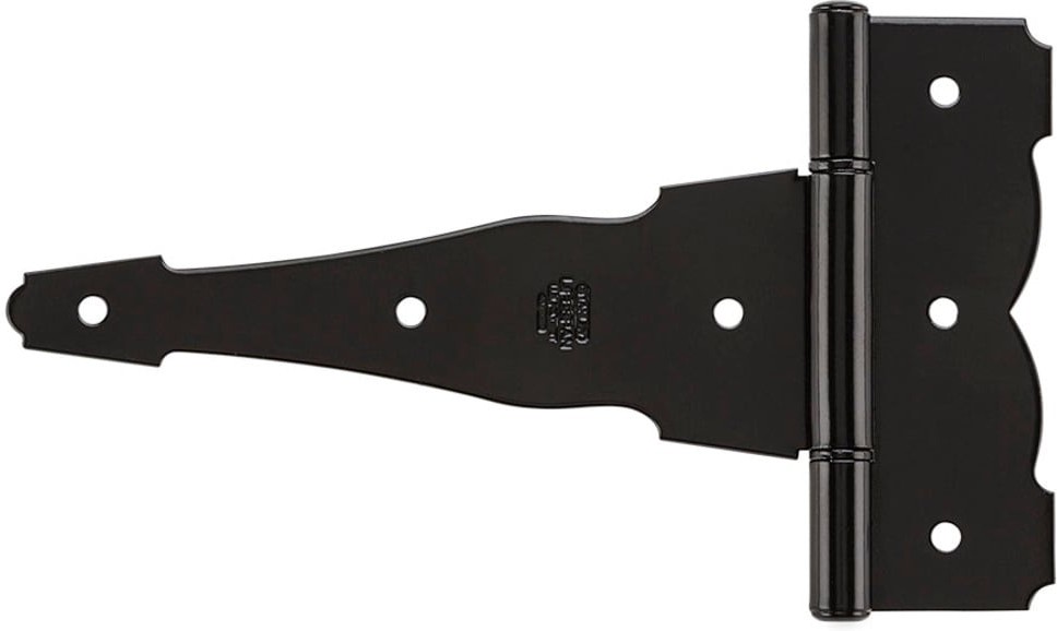 Ornamental 8-in Black Gate hinge