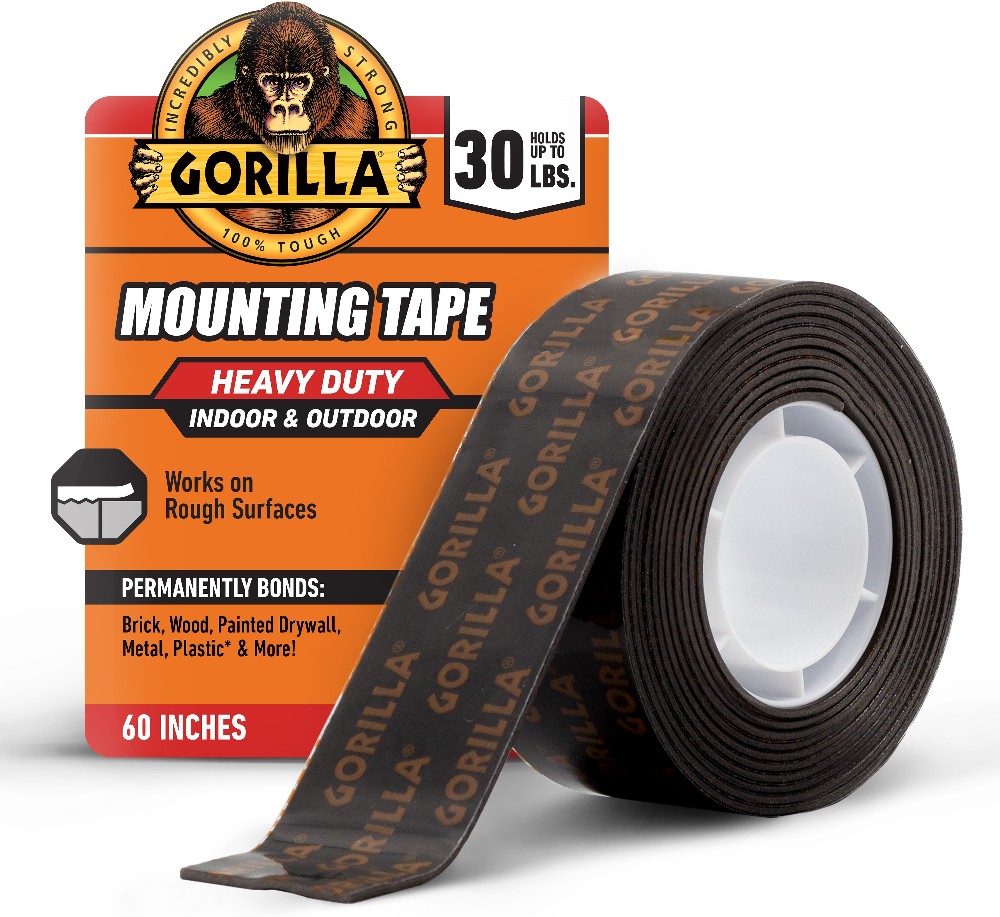 Heavy Duty Mounting Tape 1-in x 5 Feet Double-Sided Tape