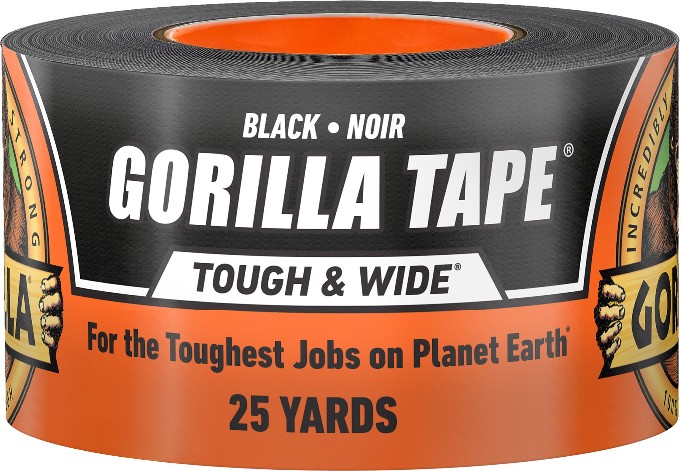 Tough Wide Black Duct Tape 2.88-in x 25 Yard(s)
