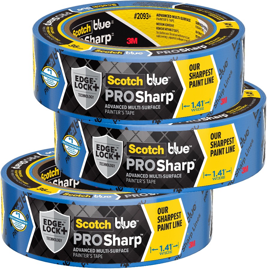 PROSharp 3 -Pack 1.41-in x 60 Yard(s) Painters Tape